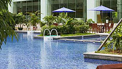 深圳博林诺富特酒店游泳池 游泳池
