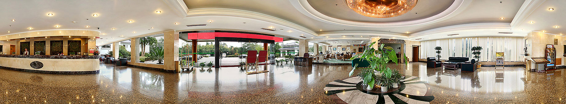 杭州昆龙度假村(原洪桥度假村)大堂 大堂