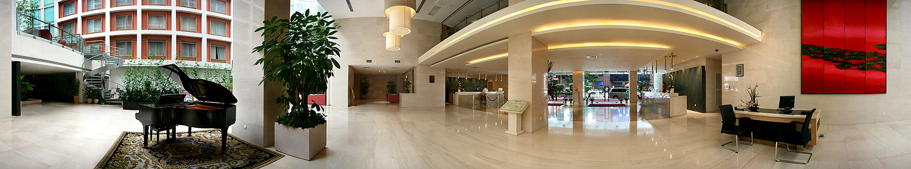 广州金桥酒店大堂 大堂