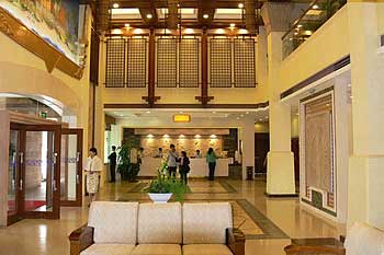 江门新会古兜温泉旅游度假村温泉岛酒店大堂 温泉岛酒店大堂