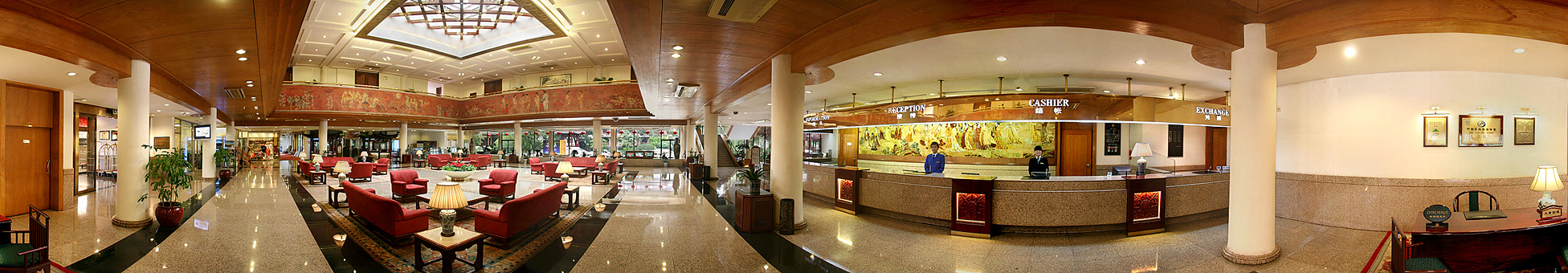 西安唐华宾馆大堂 大堂