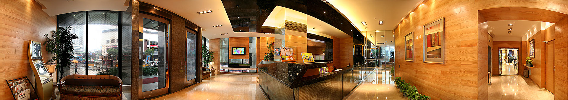 无锡时尚城市商务酒店大堂 大堂