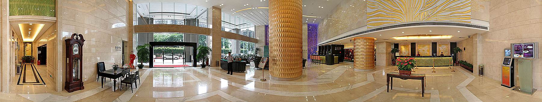广州华厦国际商务酒店大堂 大堂