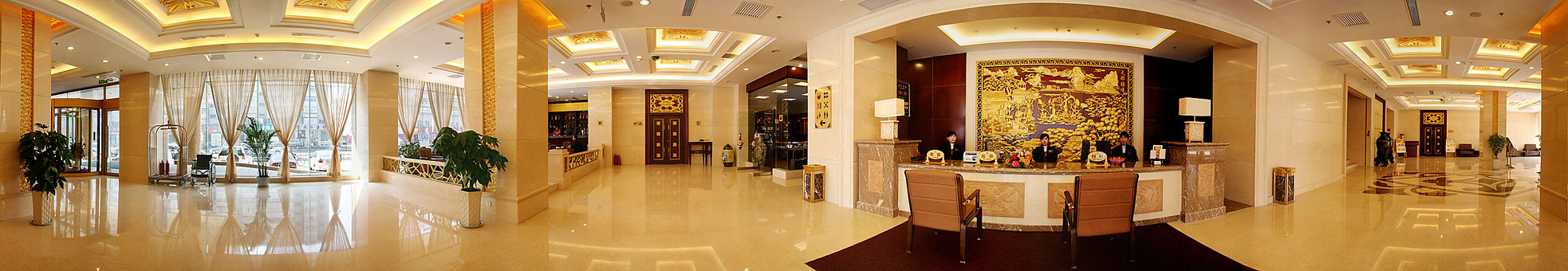 沈阳辽宁天都饭店大堂 大堂