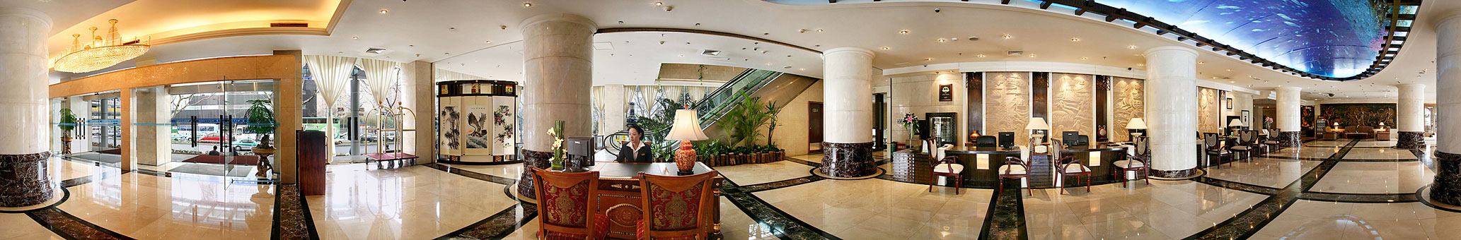 杭州五洋宾馆大堂 大堂