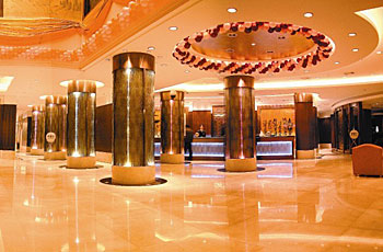 绍兴秦望大酒店大堂 大堂