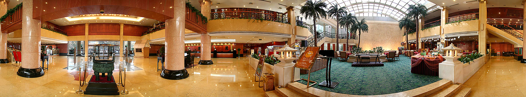 西安唐城宾馆大堂 大堂