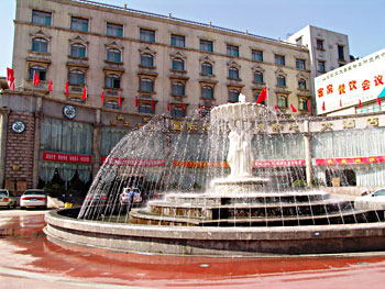 淄博山东理工大学国际学术交流中心大酒店(淄博)酒店外观 酒店外观