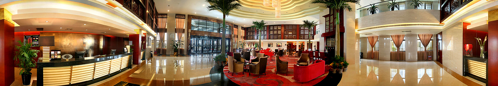 郑州凯芙建国饭店大堂 大堂