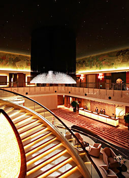 西安皇城豪门酒店大堂 大堂