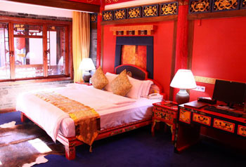 丽江(含束河)丽江千里走单骑.少府.狮山人家精品酒店开阳院大床房 大床房