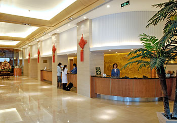 青岛丽天大酒店(原邮电宾馆)大堂 大堂