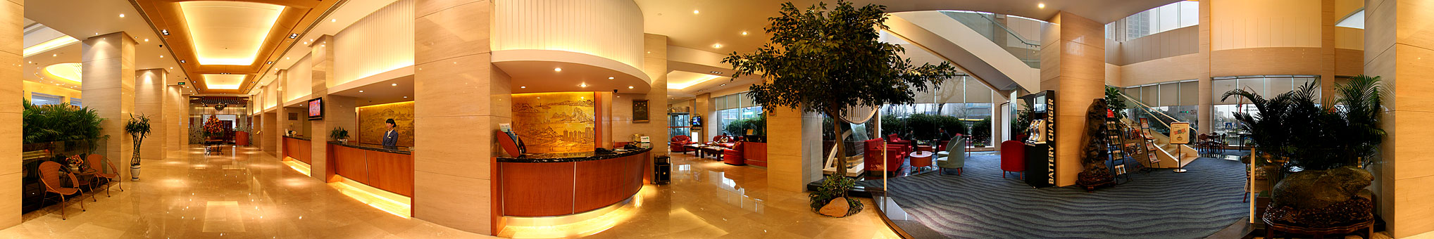 青岛丽天大酒店(原邮电宾馆)大堂 大堂