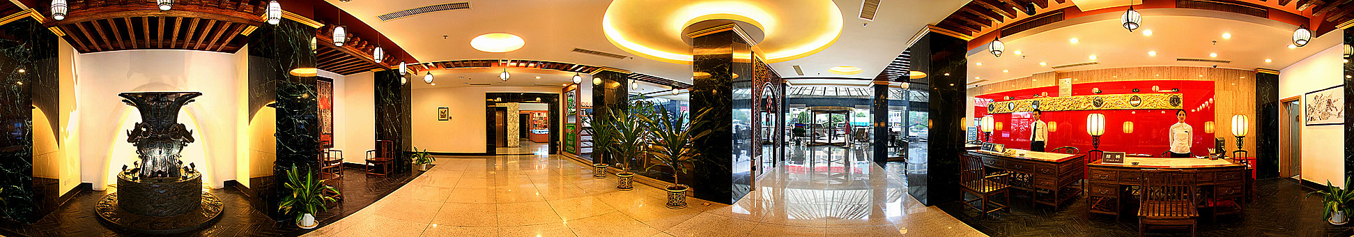 长沙市银河大酒店大堂 大堂