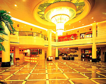 株洲华天大酒店大堂 大堂