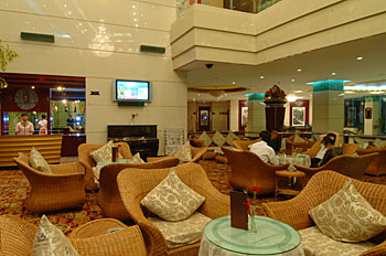 酒泉市世纪大酒店大堂吧 大堂吧