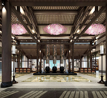 绍兴咸亨酒店大堂 大堂