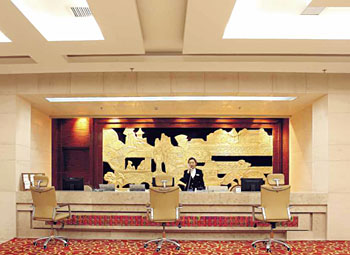 岳阳阿波罗御庭酒店接待台 接待台