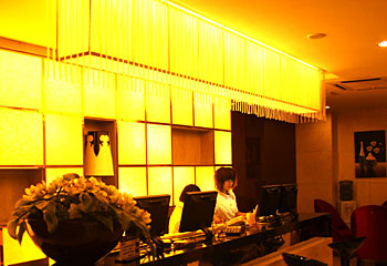 绍兴豪尚豪商务酒店大堂 大堂