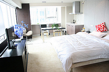 成都花城假日酒店公寓豪华大床房 豪华大床房