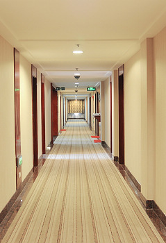 淄博张店宾馆走廊 走廊
