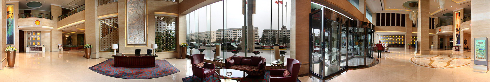 大同云冈建国宾馆大堂 大堂